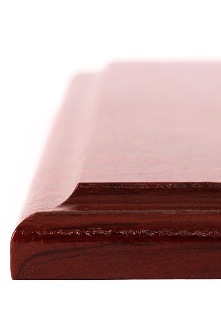 Плакетка 20х25 см без нанесения (профиль О), красное дерево#1