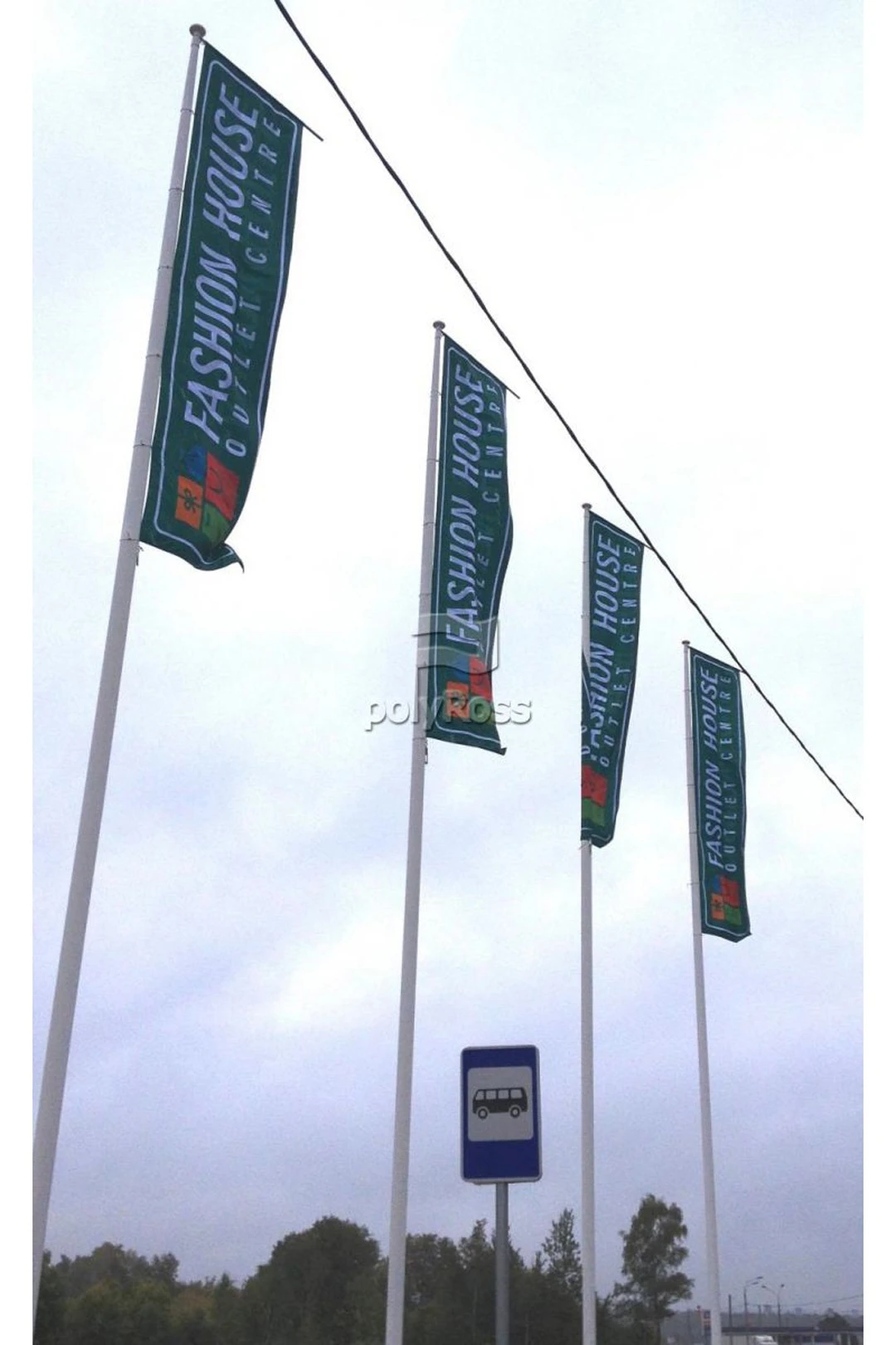 Аренда флагштока из стекловолокна с закрытым механизмом 12 м#3