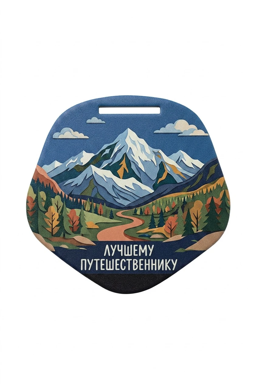 Медаль металлическая МС8006 Фигурная 80 мм с печатью#1