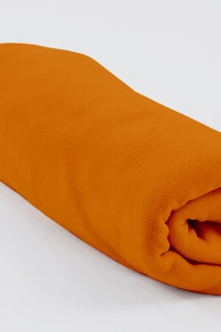 Купить плед Эконом (без обработки) флисовый 160х170 см, однотонный оранжевый