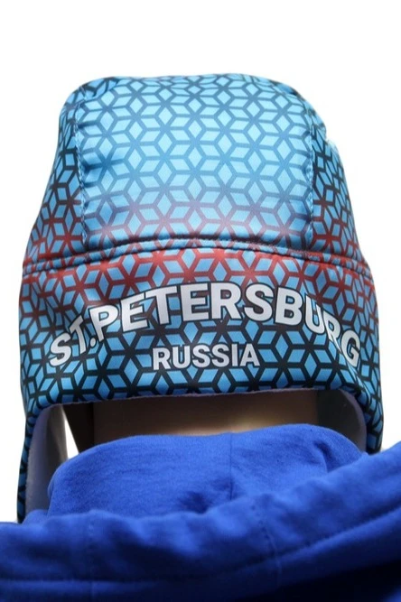 Шапка-ушанка Винтер на флисе взрослая, с полной запечаткой "Saint Petersburg"#8 Шапка-ушанка Винтер на флисе взрослая, с полной запечаткой "Saint Petersburg"#8