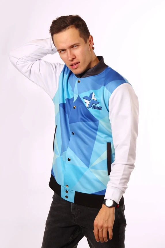 Купить бомбер "Aloft" унисекс с полной запечаткой
