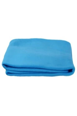 Купить голубой плед Классик флисовый 155х200 см