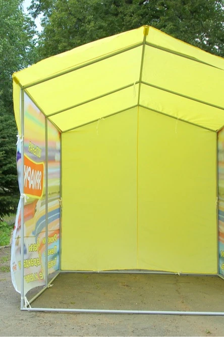 Тент с полной запечаткой (с козырьком) 2х3 м#1