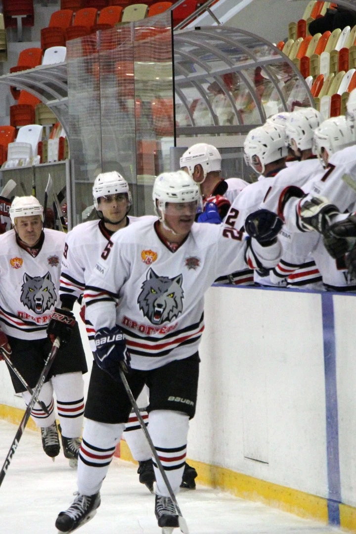 Свитер хоккейный игровой взрослый с полной запечаткой "Udmurtia Progress"#2