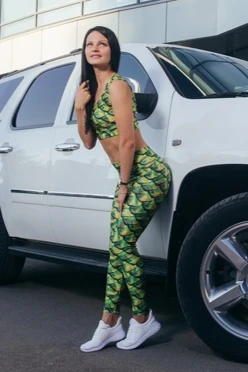 Комплект женский с принтом "Snakeskin"#2