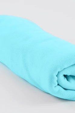 Купить плед Эконом (без обработки) флисовый 160х170 см, однотонный голубой