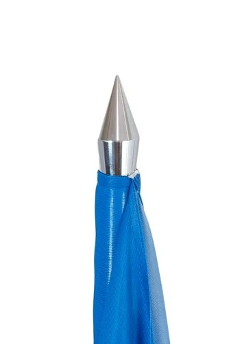 Подставка напольная с основанием Круг под серебро 3 штока 2,1 метра#5