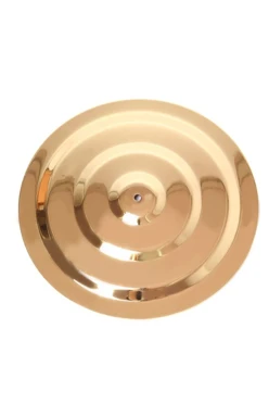 Купить основание круг стальное хромированное фигурное под золото