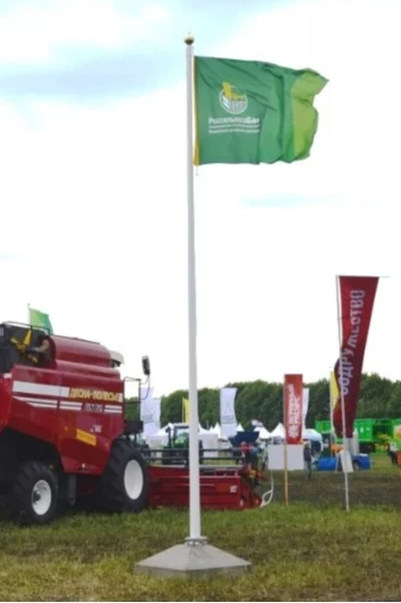 Аренда флагштока из стекловолокна с открытым механизмом 6 м#4