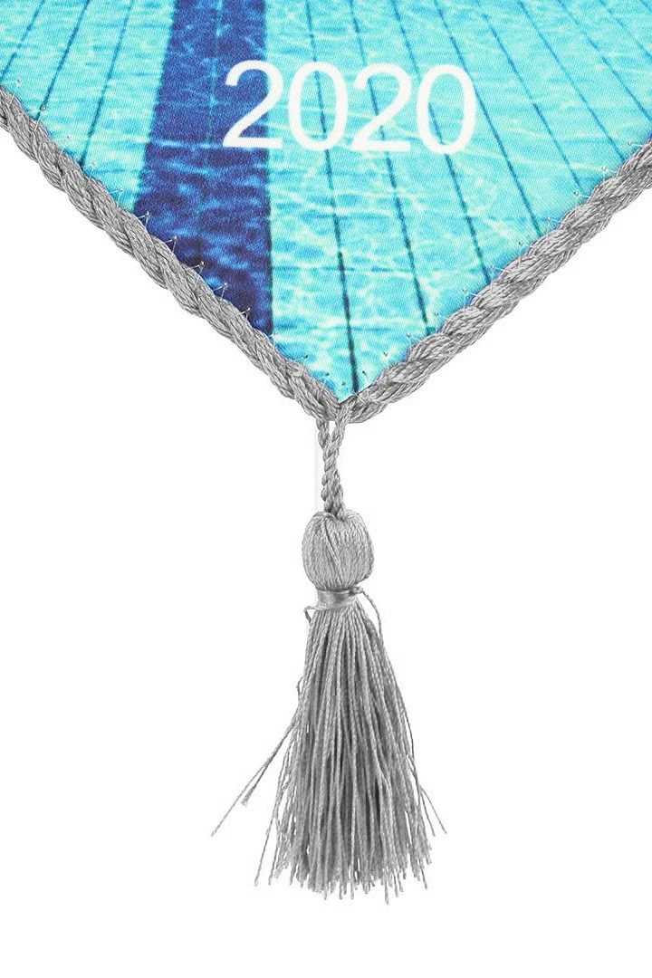 Вымпел Щит печатный со шнуром, декоративная кисть, 20х30 см#1