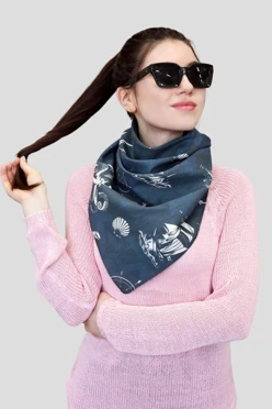 Бандана с полной запечаткой, полиэстер 80х80 см#2