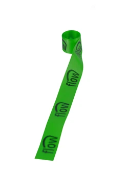 Купить ленту сатин ширина 2,5 см зеленая, печать черным с одной стороны