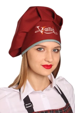 Колпак Ваниль поварской взрослый, с полной запечаткой#2 Колпак Ваниль поварской взрослый, с полной запечаткой#2