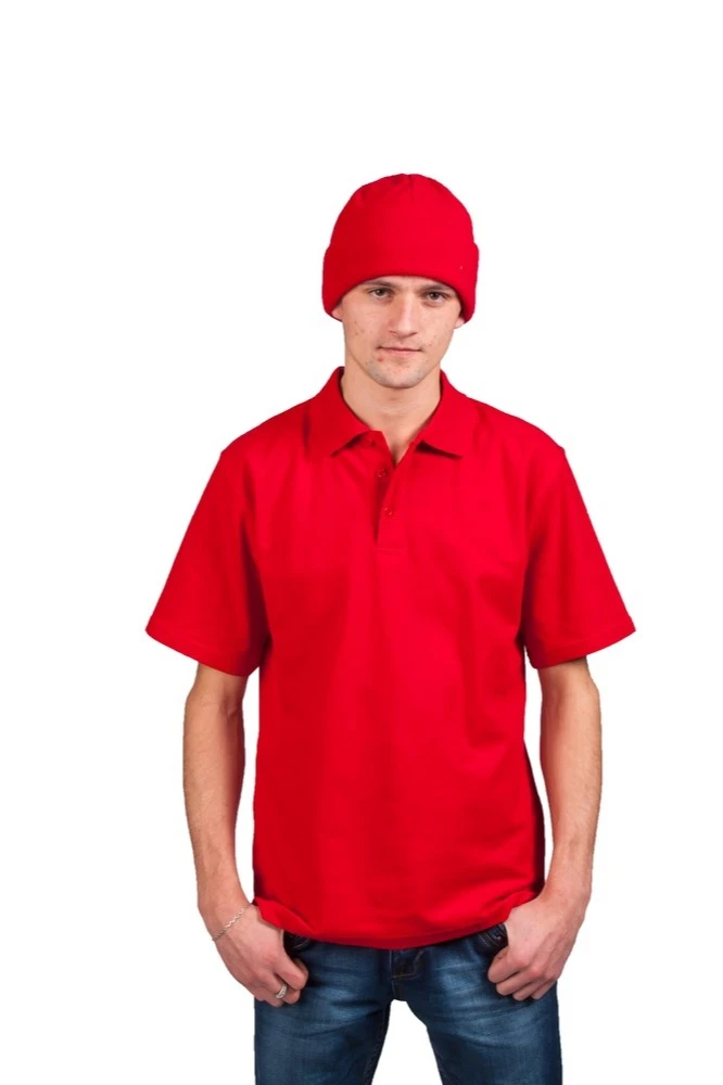 Купить поло Нэкст унисекс (Modern) - красная