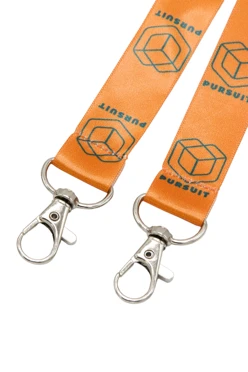 Лента для бейджа атлас люкс ширина 2 см, с двумя карабинами-люкс, с печатью#1 Лента для бейджа атлас люкс ширина 2 см, с двумя карабинами-люкс, с печатью#1