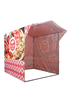 Купить Тент с полной запечаткой (с козырьком) 2х2 м Купить Тент с полной запечаткой (с козырьком) 2х2 м