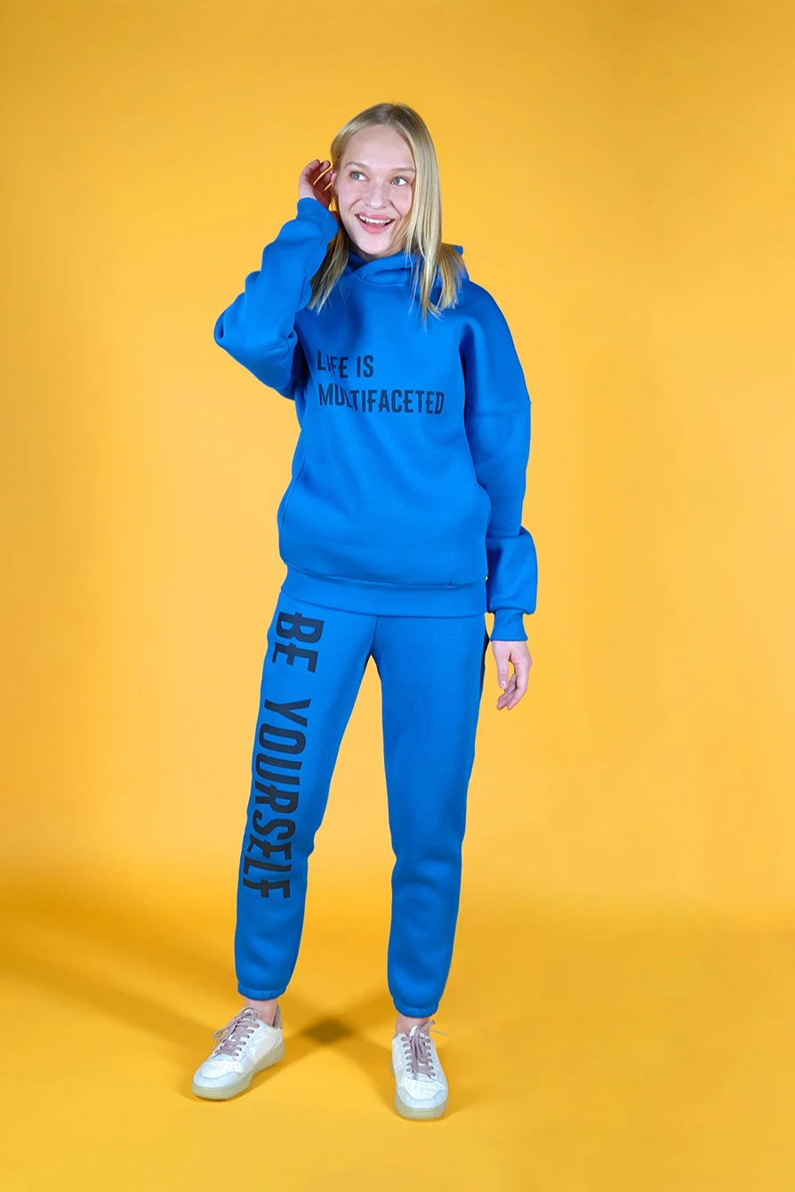 Купить худи Кинг из футера унисекс "Life is"