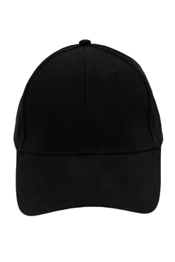Купить Бейсболку Брент шестиклинку взрослую, однотонную черную