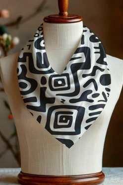 Купить косынку Шарлотта 60х60х90 см, с полной запечаткой "Zebra"