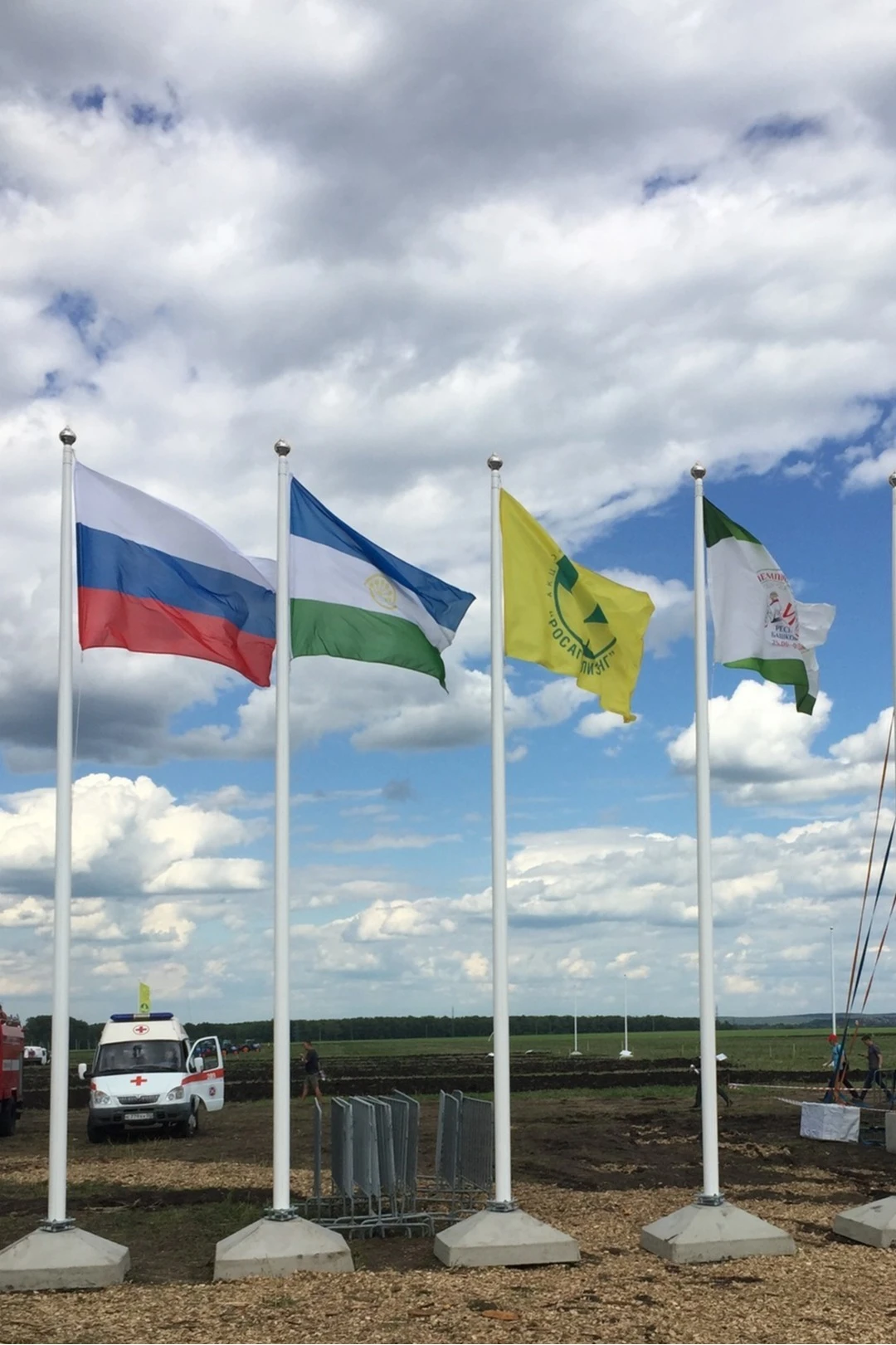 Флагшток из стекловолокна с открытым механизмом 6 м, Омега#2