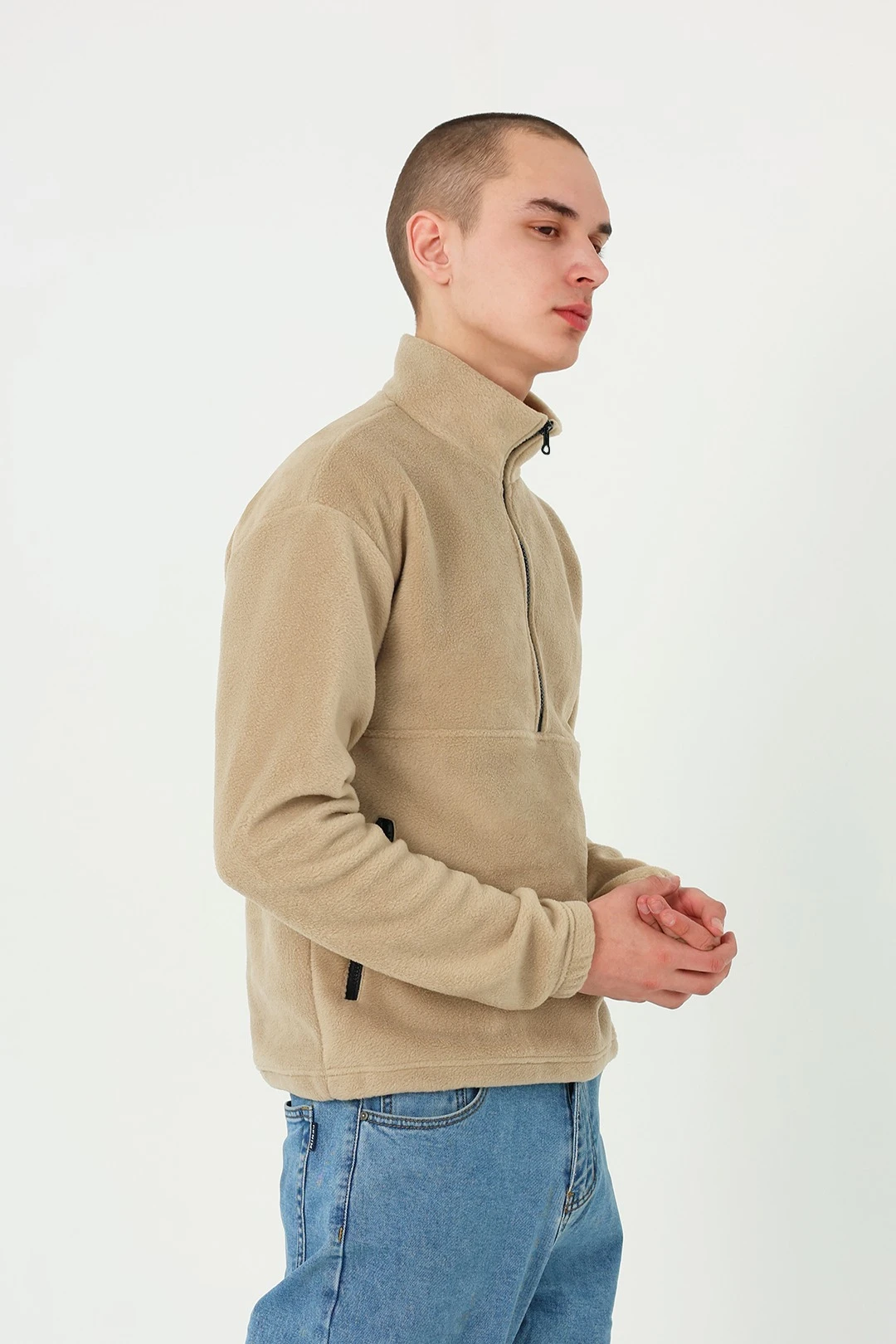 Толстовка Мэйсон флисовая унисекс, однотонная#2