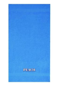 Купить полотенце махровое 70х140 см с вышивкой (Ituma), бирюзовое