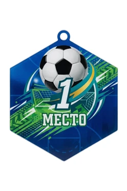 Купить медаль из акрила АК8033 Многоугольник 80 мм с печатью "Football match" Купить медаль из акрила АК8033 Многоугольник 80 мм с печатью "Football match"