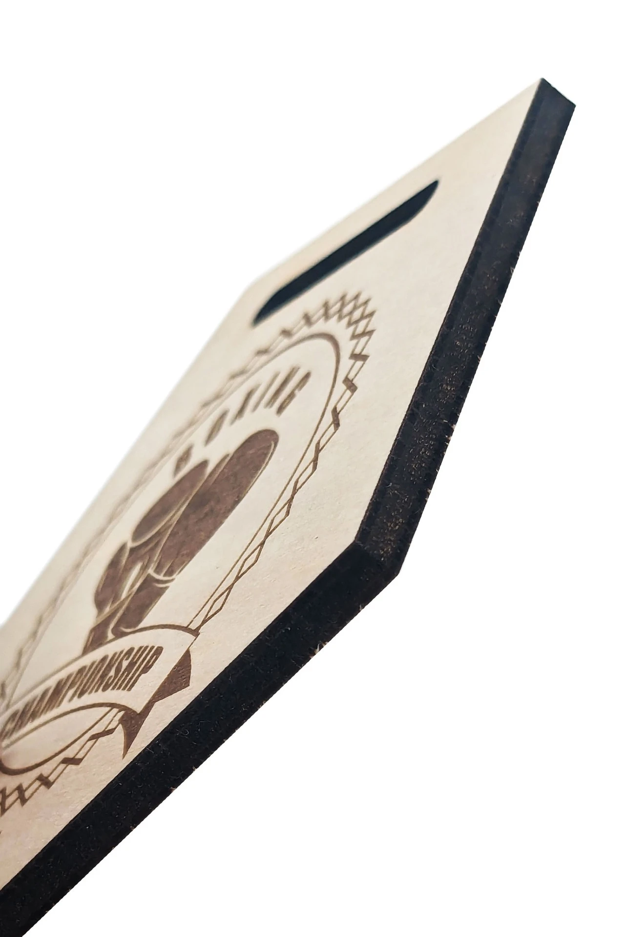 Медаль из фанеры Многоугольник МФ8005 80 мм с гравировкой#3