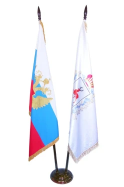 Купить знамёна Нижегородской области и РФ (атлас 100х150 см)