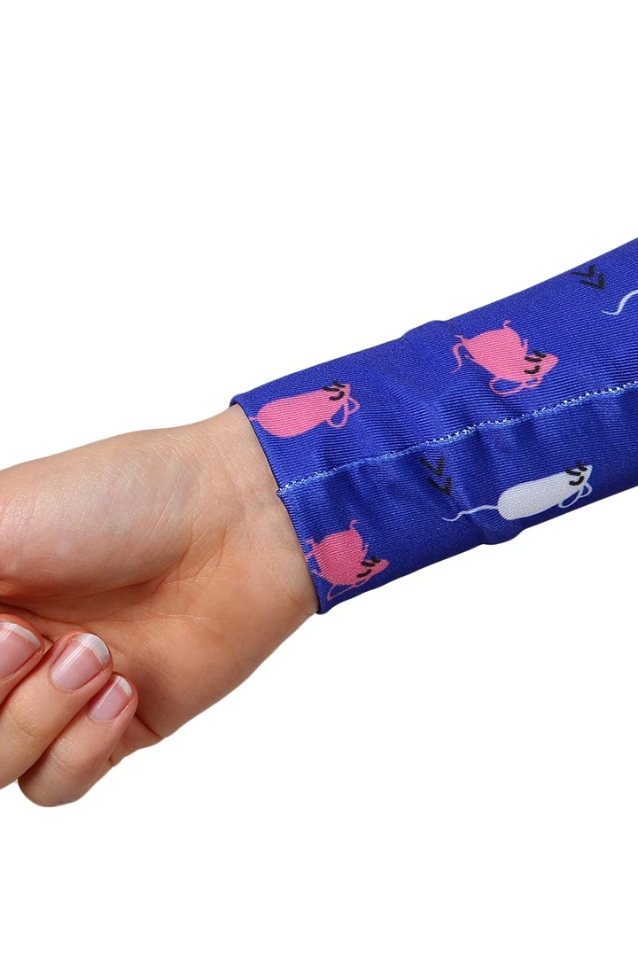 Напульсник полиэстеровый женский 7х14 см "Symbol of the Year 2020"#1