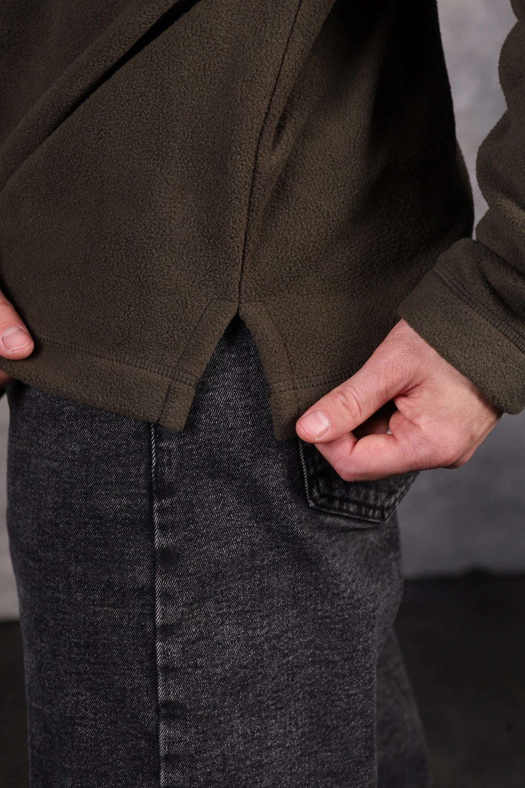 Толстовка Энди флисовая унисекс, однотонная#6