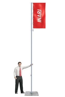 Арендовать мобильный флагшток 5 м из алюминия