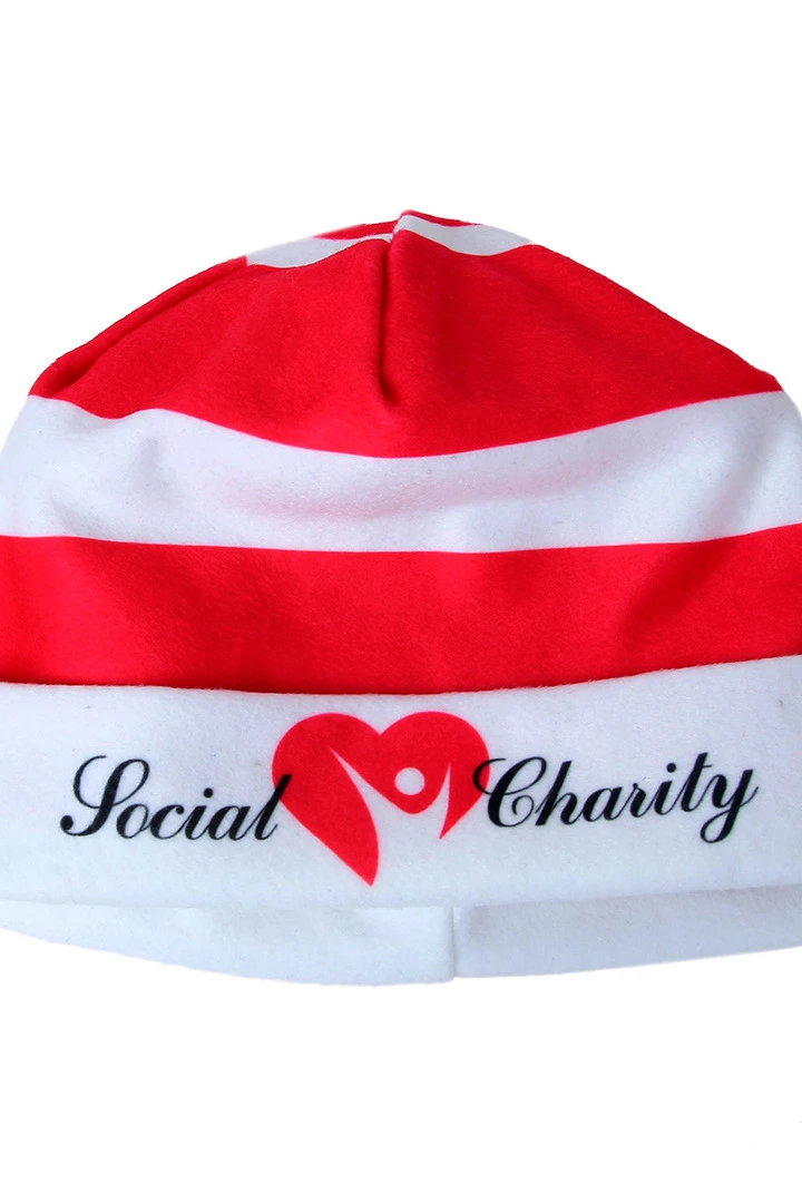 Купить шапку флисовую взрослую "Social Charity"