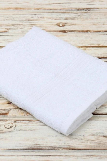 Полотенце махровое 40х70 см (Ituma), однотонное белое#2
