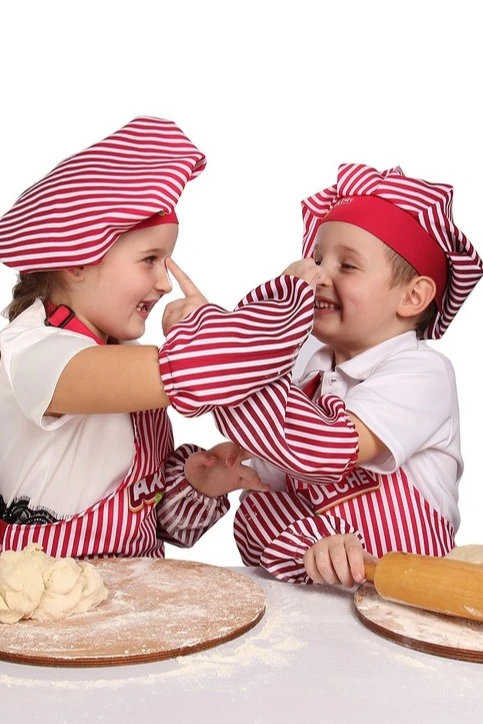 Колпак Ваниль поварской детский, с полной запечаткой "Akulchev"#3