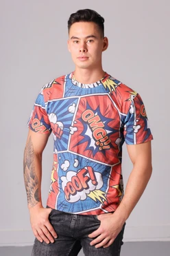 Футболка Ларри унисекс с полной запечаткой (хлопок)#1