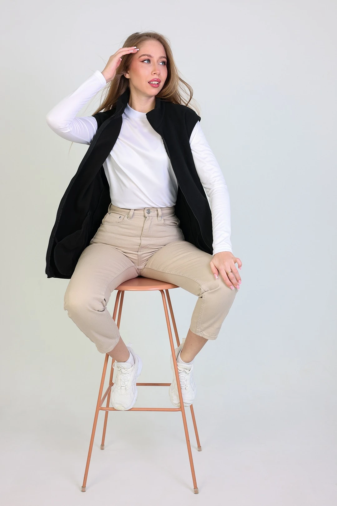 Купить жилет Браво флисовый черный