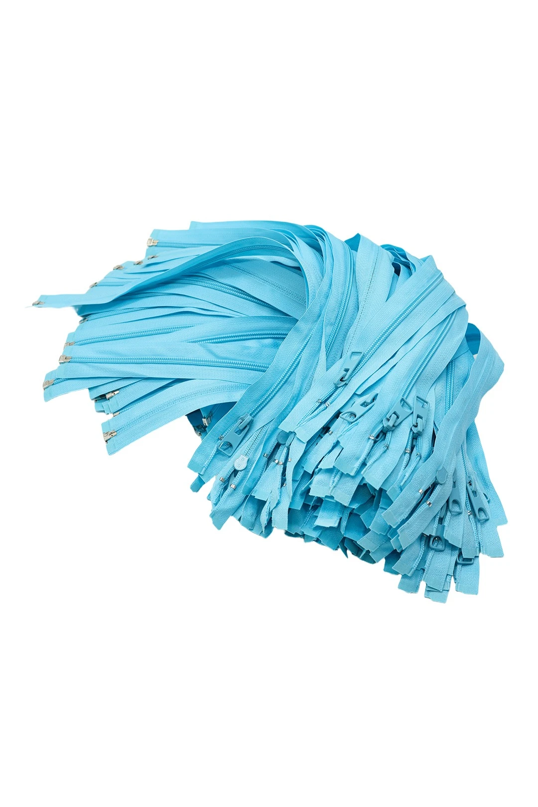 Молния спиральная разъемная 40 см, тип 5, бирюзовая#1