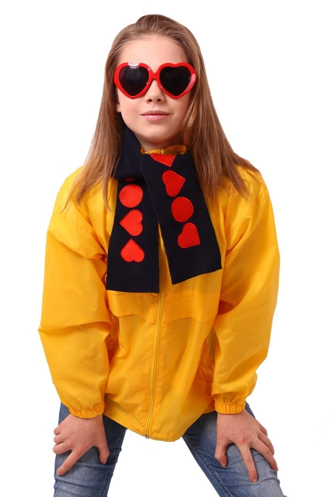 Купить шарф флисовый 15х130 см "Фигуры"