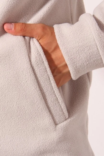 Толстовка Харисон флисовая без капюшона унисекс, однотонная#6