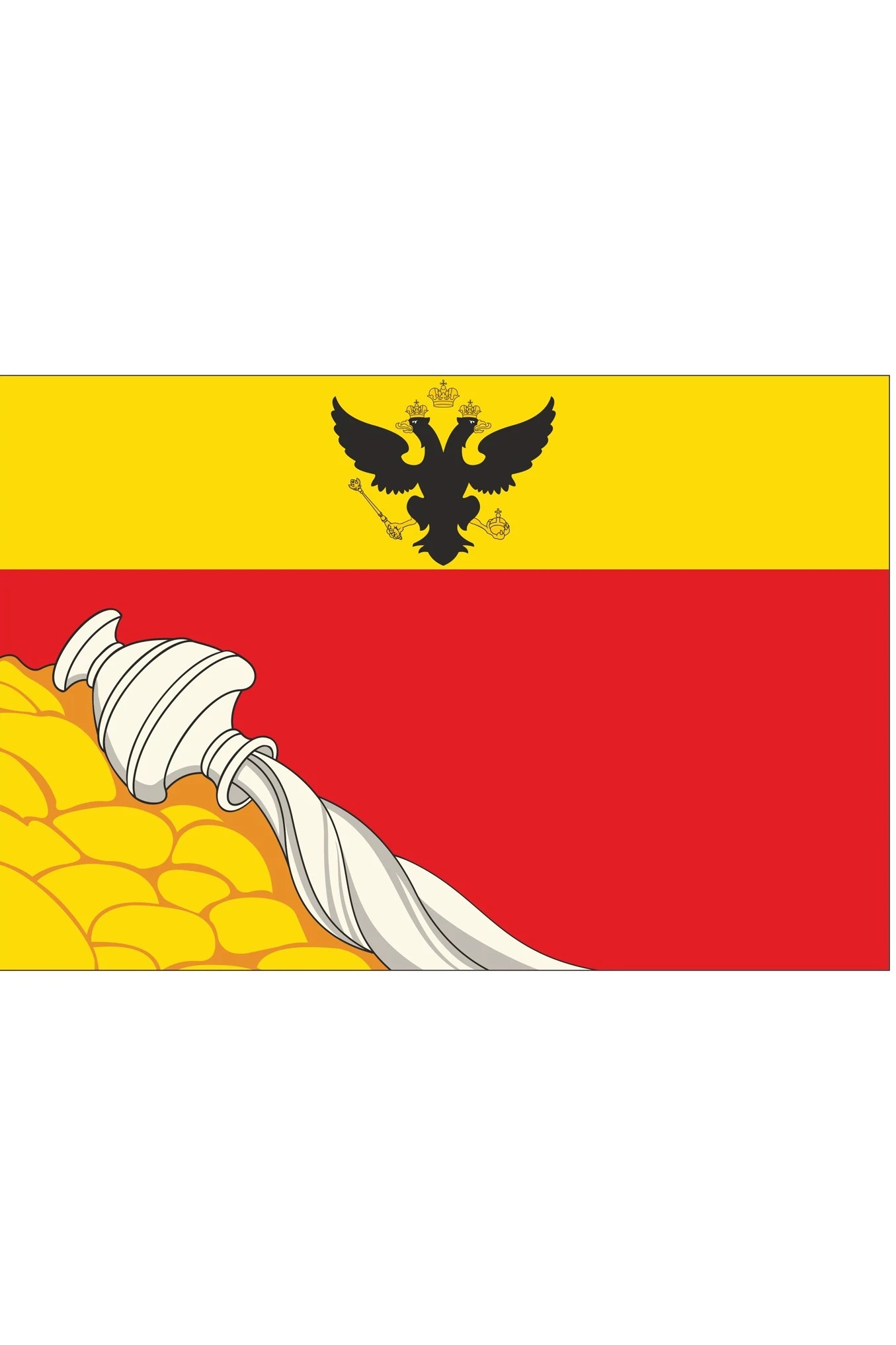 Купить флажок Воронежа 15х22 см Купить флажок Воронежа 15х22 см