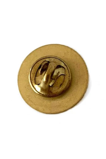 Значок заливной Круг диаметр 13 мм, с печатью#1