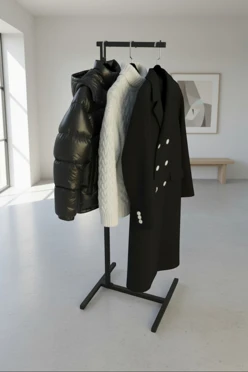 Напольная вешалка для одежды "Мансард", металлическая, 175×50×50 см#1