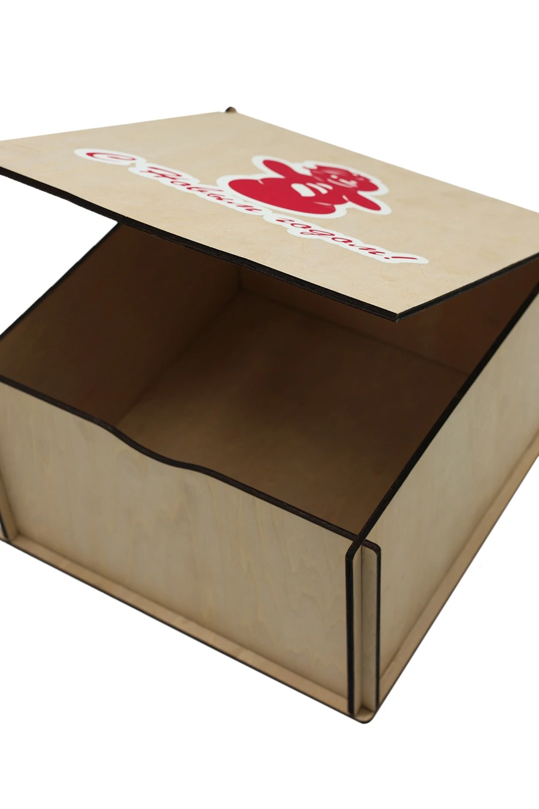 Коробка из фанеры с нанесением 220х232х139 мм#2