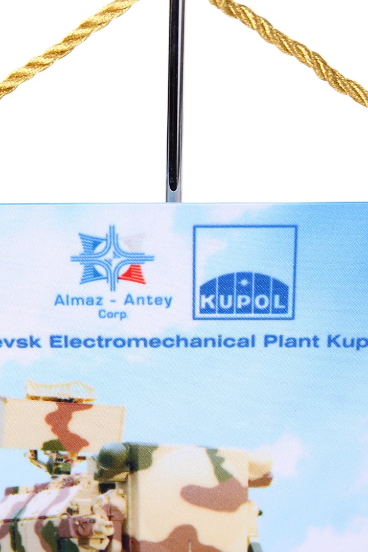 Вымпел Угол печатный из атласа со шнуром и кистью, 15х22 см "TOR-M2K"#1