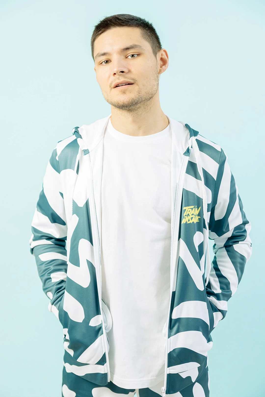 Спортивный костюм Юнайт унисекс с полной запечаткой "Train Insane"#1