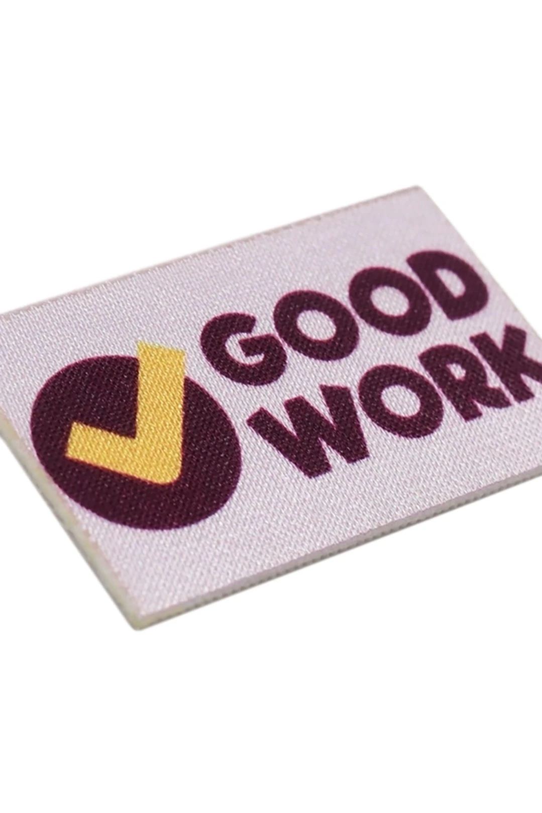 Купить наклейку-стикер Прямоугольник 3х5 см с печатью "Good Work"