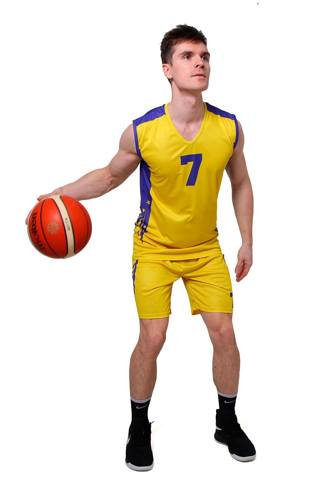 Баскетбольная форма Рассел мужская с полной запечаткой "MCDONALD"#3 Баскетбольная форма Рассел мужская с полной запечаткой "MCDONALD"#3