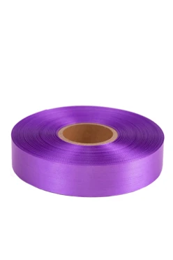 Купить ленту сaтин шириной 25 мм, однотонную фиолетовую